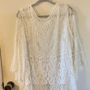 Kindred Bravely White Lace Blouse